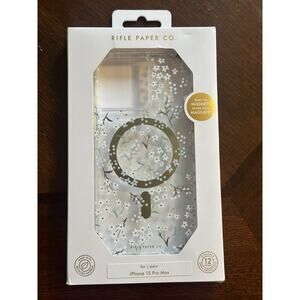 Rifle Paper Co. Case For MagSafe For iPhone 15 Pro Max- Petite Fleurs Spring